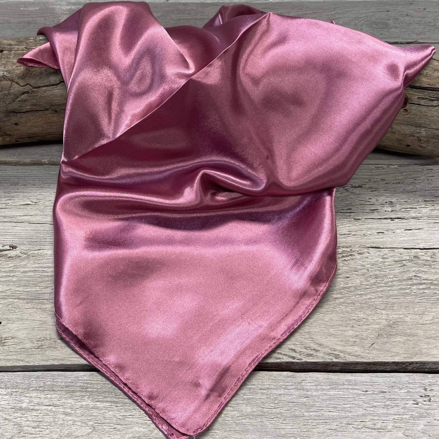 35X35" Solid Rose Wild Rag/Scarf WRS6
