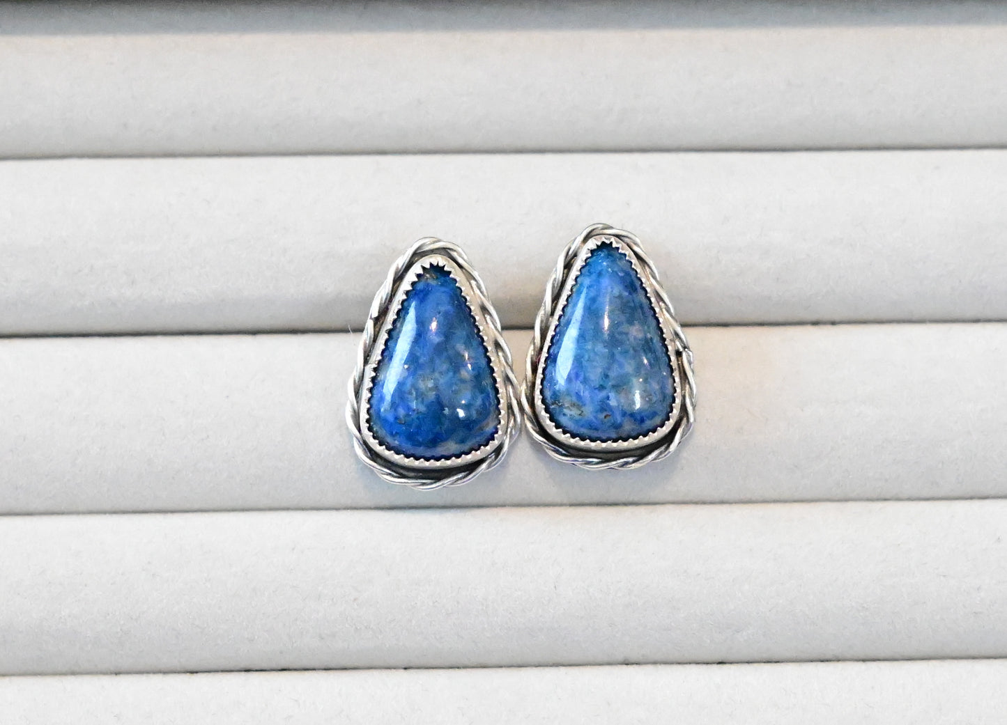 Lapis Earrings Teardrop